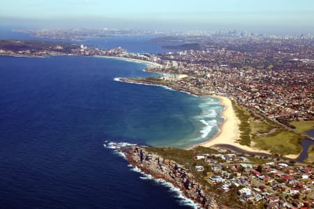 Aerial Image of CURL CURL TO MANLY