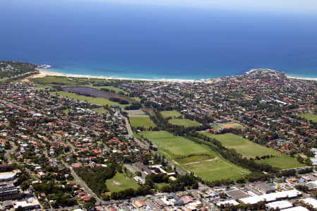 Aerial Image of JOHN FISHER PLAYING FIELDS CURL CURL