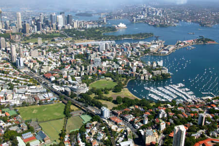 Aerial Image of RUSHCUTTERS BAY