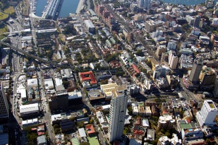 Aerial Image of WOOLLOOMOOLOO AND KINGS CROSS