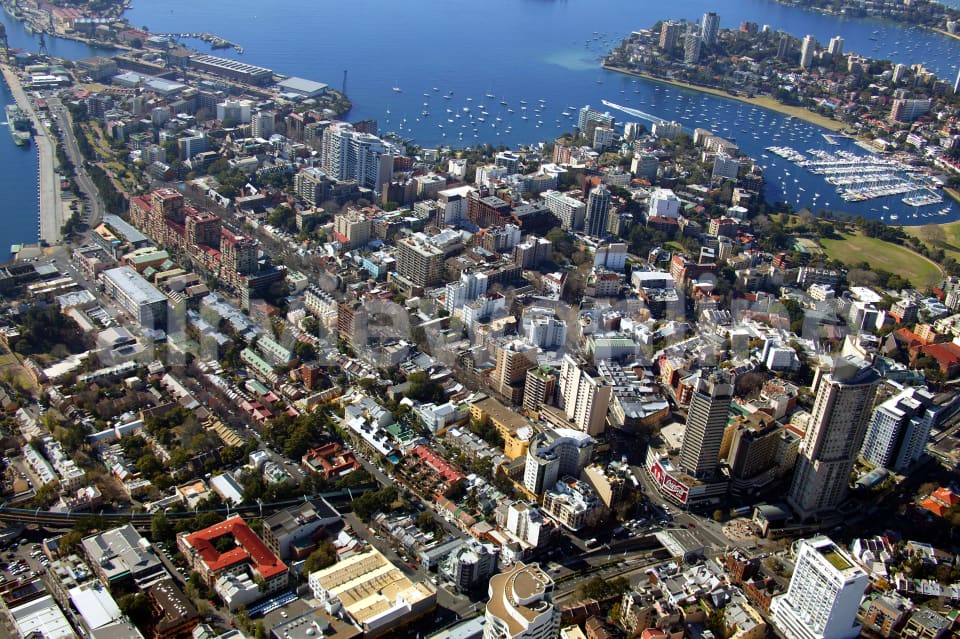 Aerial Image of Kings Cross and Potts Point