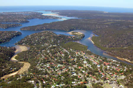 Aerial Image of GRAYS POINT AND PORT HACKING RIVER