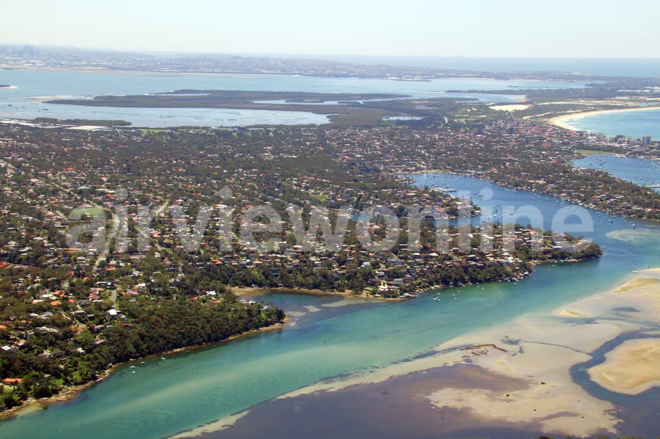 Aerial Image of Port Hacking