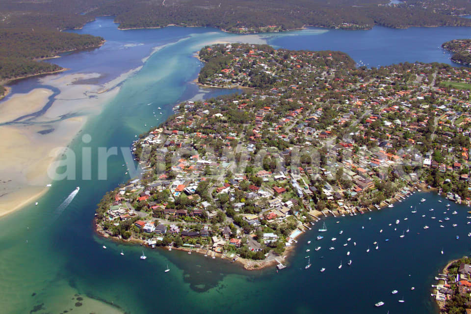 Aerial Image of Port Hacking and Dolans Bay