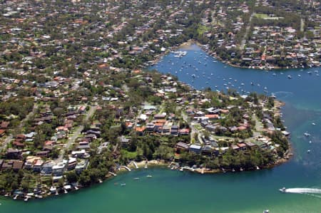 Aerial Image of PORT HACKING AND DOLANS BAY.