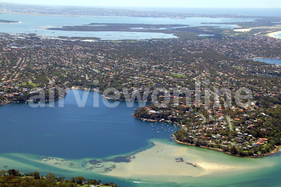 Aerial Image of Lilli Pilli  and Carringbah