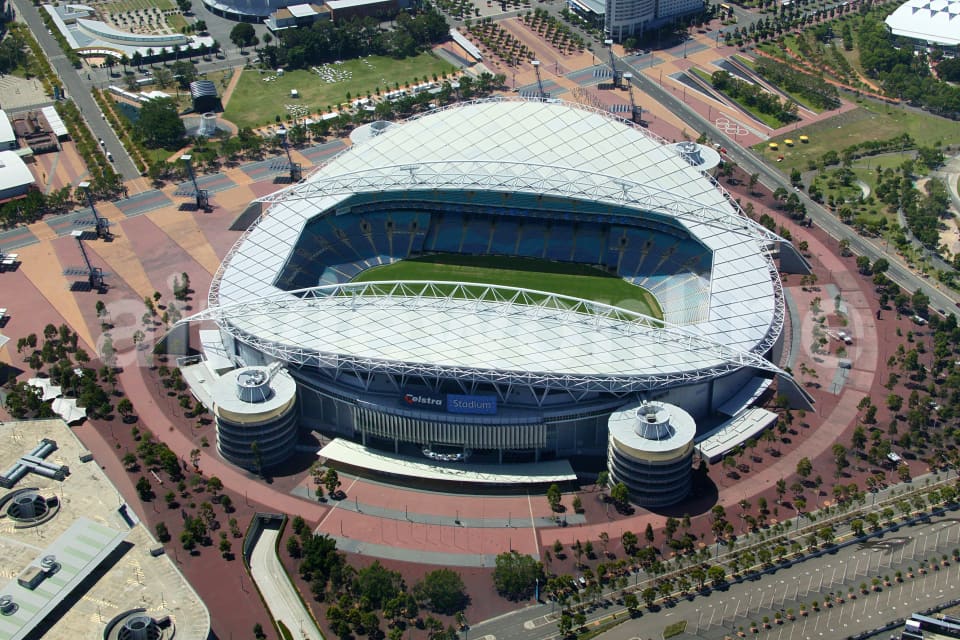 Aerial Image of Telstra Stadium, Homebush Bay