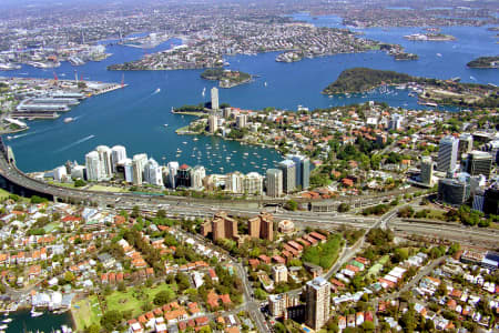 Aerial Image of MILSONS POINT TO BALMAIN