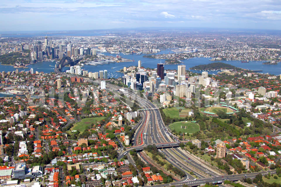 Aerial Image of Neutral Bay to the City