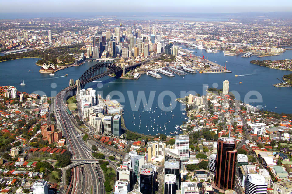 Aerial Image of North Sydney to Sydney