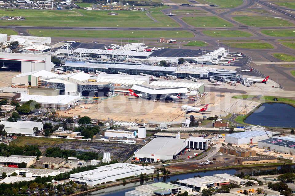 Aerial Image of Domestic Terminal Sydney Airport