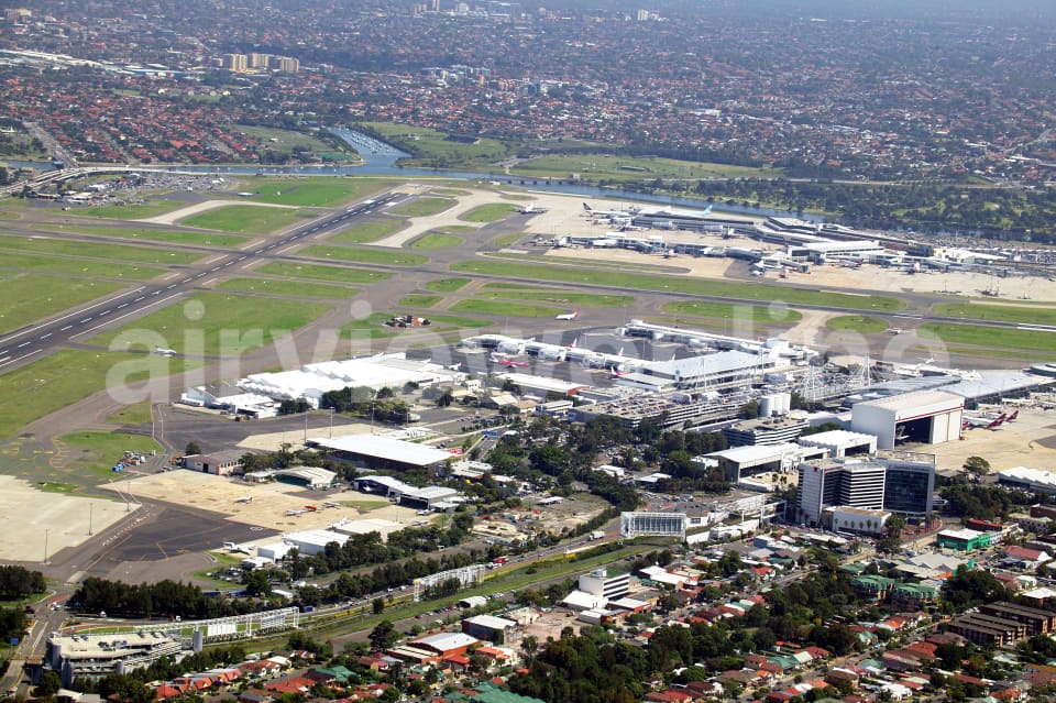Aerial Image of Domestic Terminal at Sydney Airport