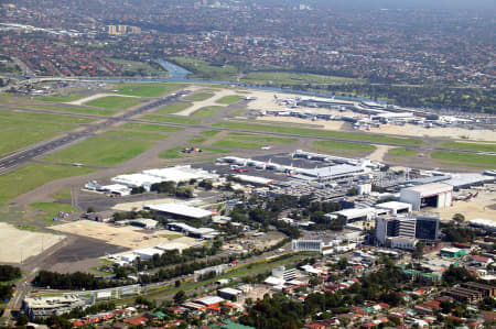 Aerial Image of DOMESTIC TERMINAL AT SYDNEY AIRPORT
