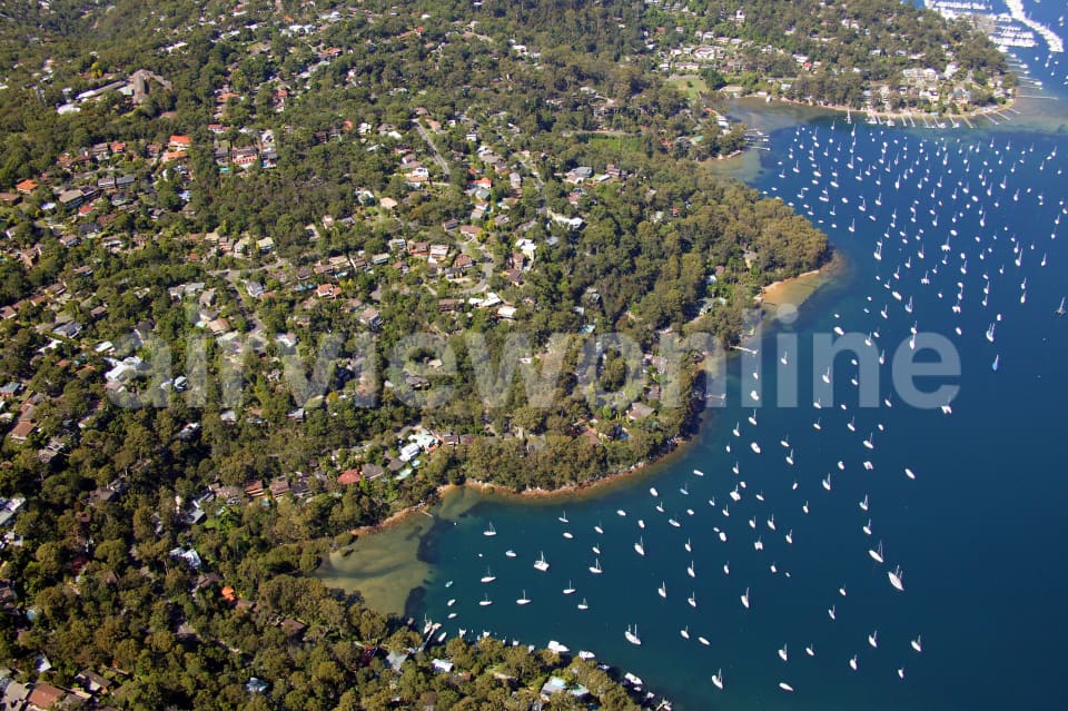 Aerial Image of Refuge Cove to Royal Motor Yacht Club