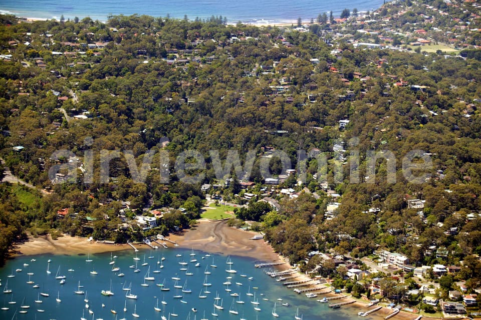 Aerial Image of Salt Pan Cove Newport