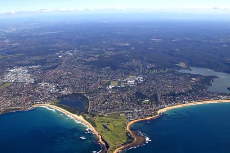 Aerial Image of LONG REEF LOOKING WEST