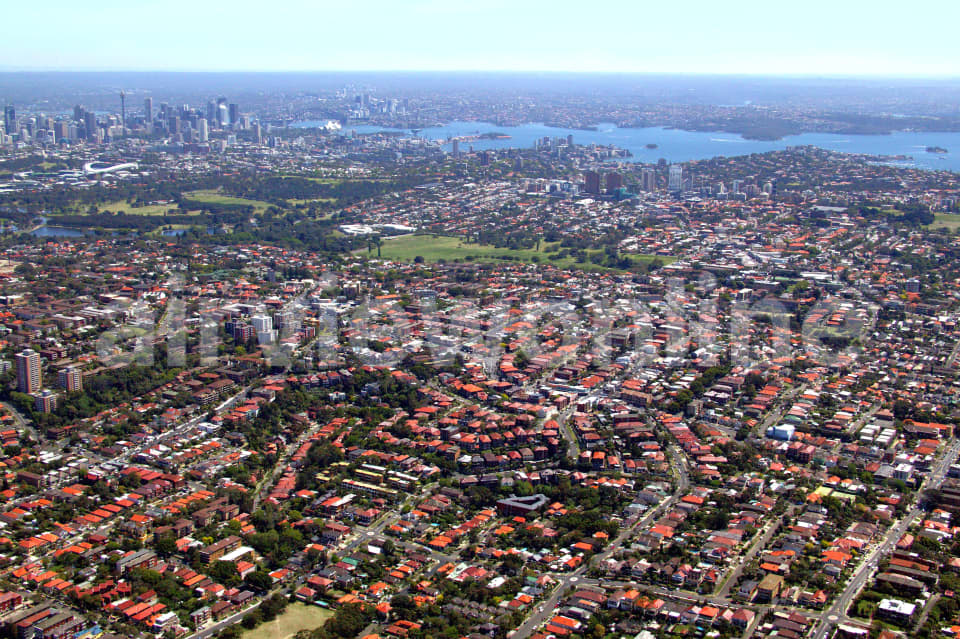 Aerial Image of Coogee to the City