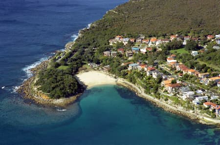 Aerial Image of SHELLY BEACH CABBAGE TREE BAY