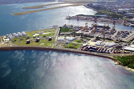 Aerial Image of PORT BOTANY