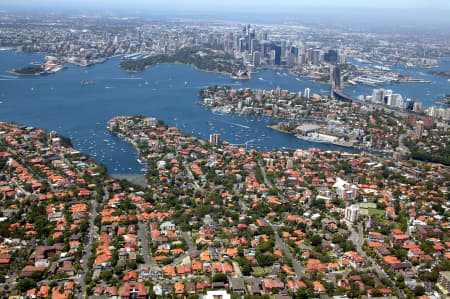 Aerial Image of CREMORNE TO KIRRIBILLI