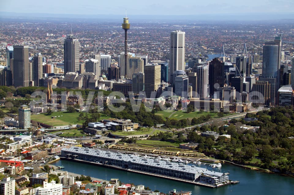 Aerial Image of Woolloomooloo and the City