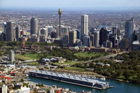 Aerial Image of WOOLLOOMOOLOO AND THE CITY
