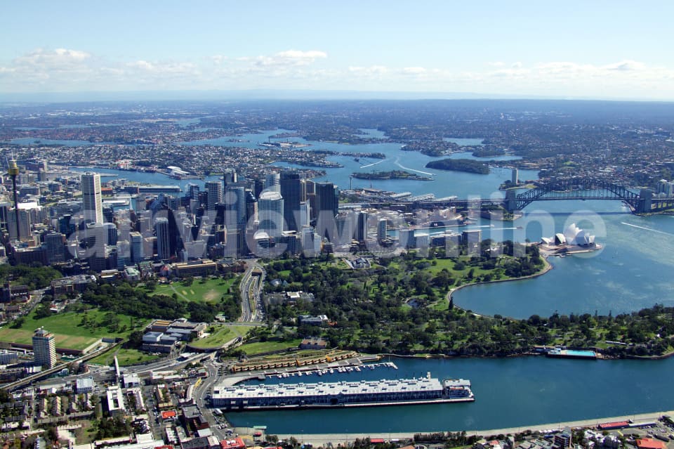 Aerial Image of Woolloomooloo to the City
