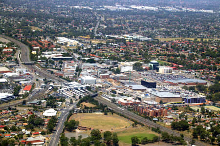 Aerial Image of BLACKTOWN CBD