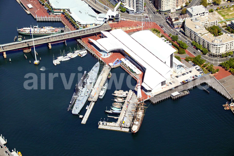 Aerial Image of Maritime Museum Darling Harbour