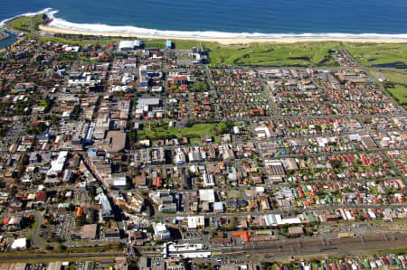 Aerial Image of WOLLONGONG CITY AND BEACH