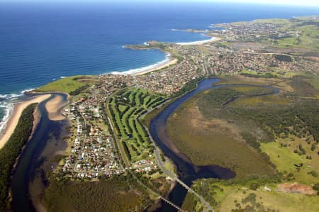 Aerial Image of MINNAMURRA AND KIAMA DOWNS