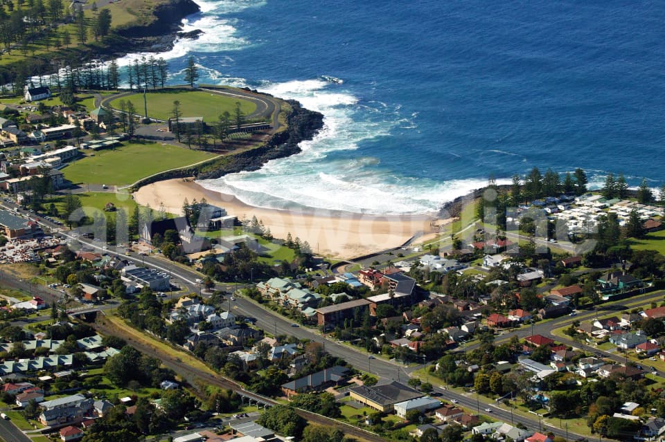 Aerial Image of Surf Beach Kiama