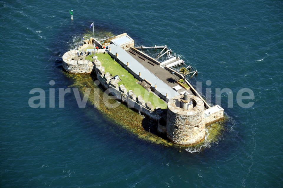Aerial Image of Fort Denison, Sydney Harbour