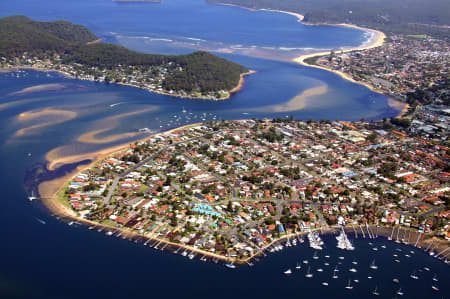 Aerial Image of BOOKER BAY , ETTALONG BEACH AND WAGSTAFFE