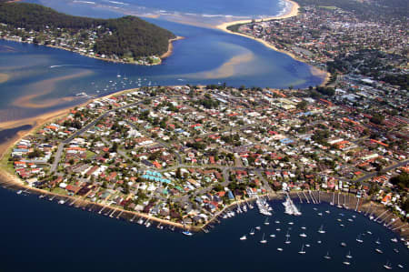 Aerial Image of BOOKER BAY AND ETTALONG BEACH