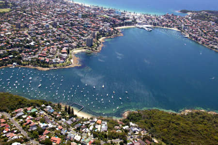 Aerial Image of BALGOWLAH HEIGHTS TO MANLY