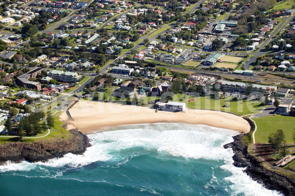 Aerial Image of Surf Beach Kiama