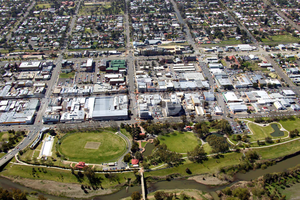 Aerial Image of Tamworth Bicentennial Park