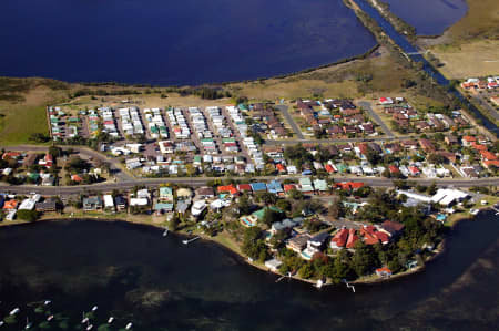 Aerial Image of ANDERSONS POINT BELMONT