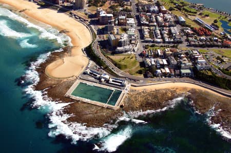 Aerial Image of NEWCASTLE BEACH ROCK POOL
