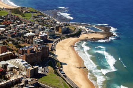 Aerial Image of NEWCASTLE BEACH