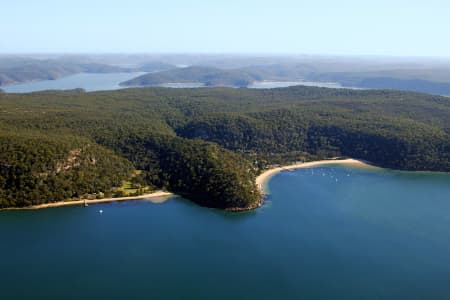 Aerial Image of GREAT MACKEREL BEACH AND CURRAWONG