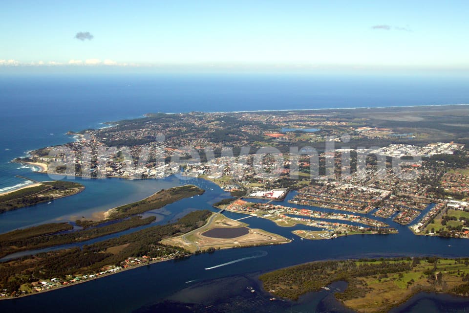 Aerial Image of Hasting River & Port Macquarie