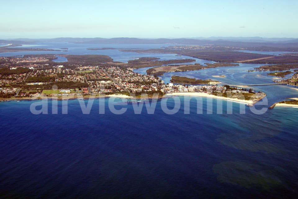 Aerial Image of Forster and Wallis Lake