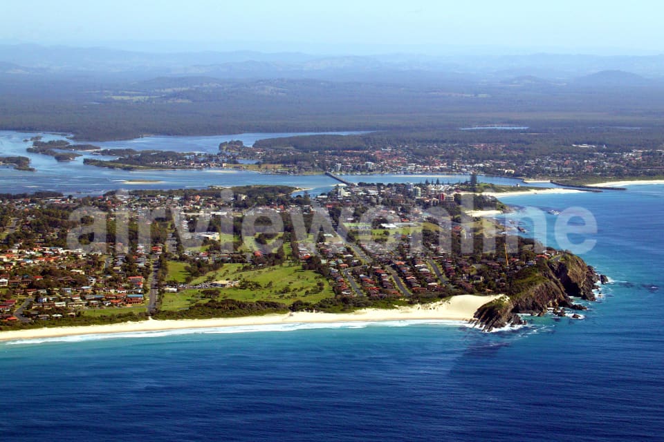 Aerial Image of One Mile Beach Forster