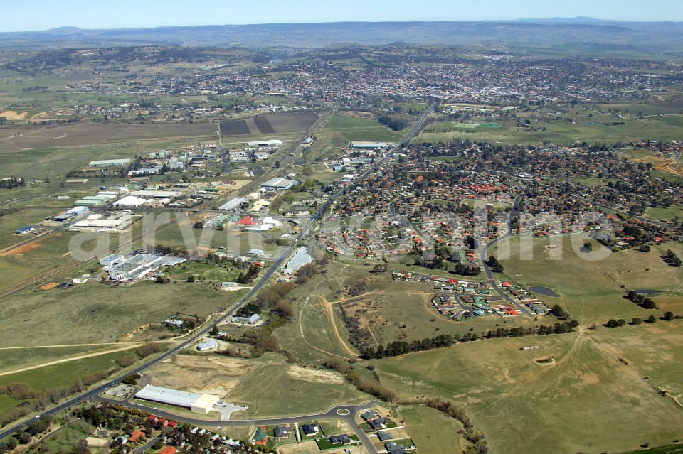 Aerial Image of Kelso and Bathurst City