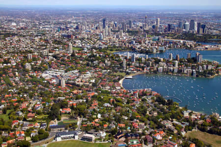 Aerial Image of LOOKING WEST FROM BELLEVUE HILL