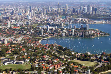 Aerial Image of BELLEVUE HILL TO THE CITY
