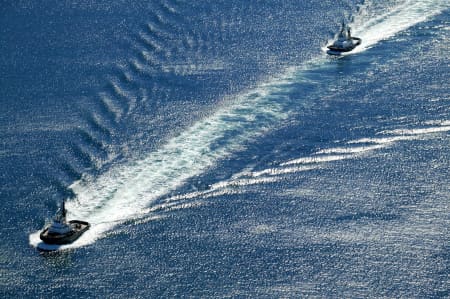 Aerial Image of TUG BOATS