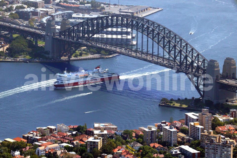 Aerial Image of Spirit of Tasmania  01